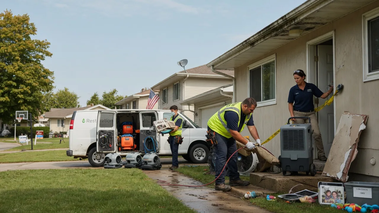 Water Damage Restoration in La Valle, WI near me